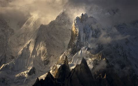 Nature Snowy Peak Snow Snowy Mountain Landscape Sunset Mountains