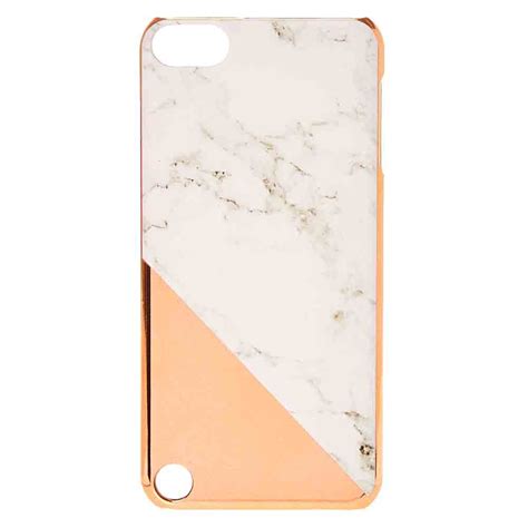 Rose Gold And Marble Ipod® Case Claires Us