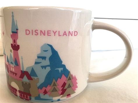 Disney Parks Starbucks You Are Here Disneyland Mug Series