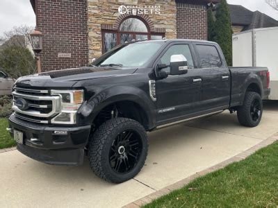 Ford F Super Duty Wheel Offset Aggressive Outside Fender