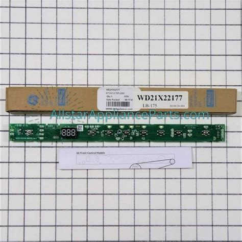 Ge Dishwasher User Control And Display Board Wd21x22177