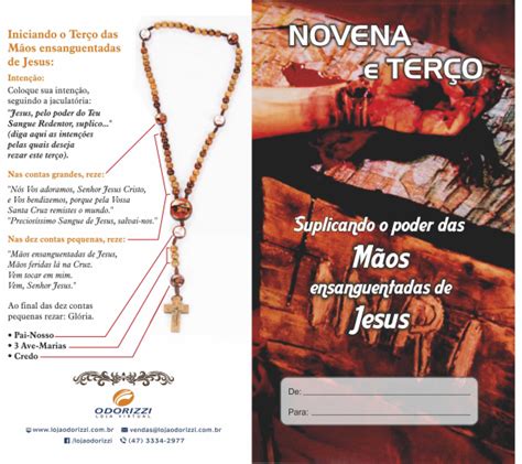 Novena E Ter O Suplicando O Poder Das M Os Ensanguentadas De Jesus