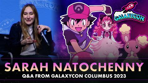 Sarah Natochenny Qanda Galaxycon Columbus 2023 Pokémon Ash Ketchum