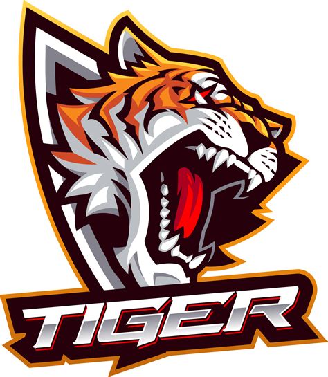 Tiger Head Esport Mascot Logo Design By Visink TheHungryJPEG