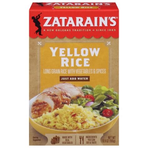 Zatarain's® Yellow Rice, 6.9 oz - Fred Meyer