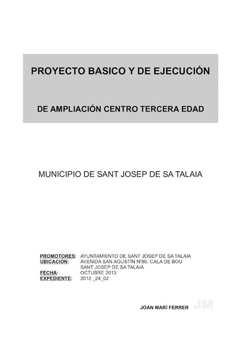 Pdf Memoria Proyecto B Sico Y De Ejecuci N Proyecto