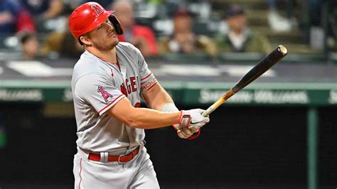 Mike Trout Falls One Game Shy Of Matching Home Run Streak Record Nbc