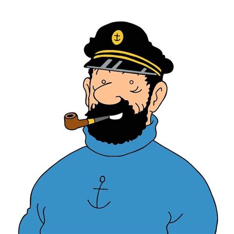 Captain Haddock Tintin Captain Haddock Comic Art