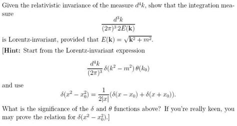 Proving the Lorentz invariance of an integration measure? QFT related?