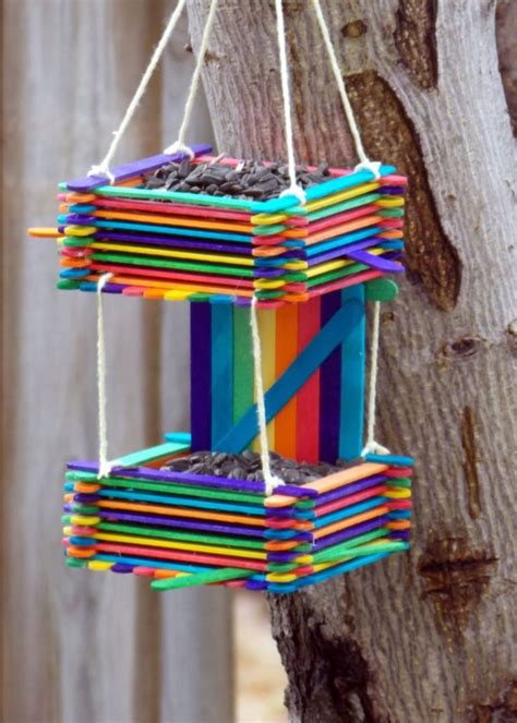 25 Diy Bird Feeder Ideas For Kids Bored Art