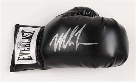 Mike Tyson Signed Everlast Boxing Glove Jsa And Tyson Pristine Auction