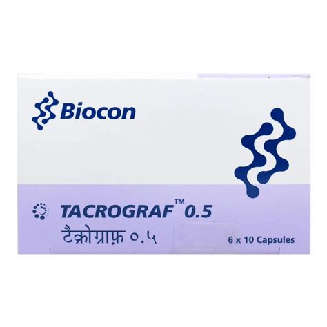 Tacrograf Mg Capsule At Rs Stripe Tacrolimus Capsule In