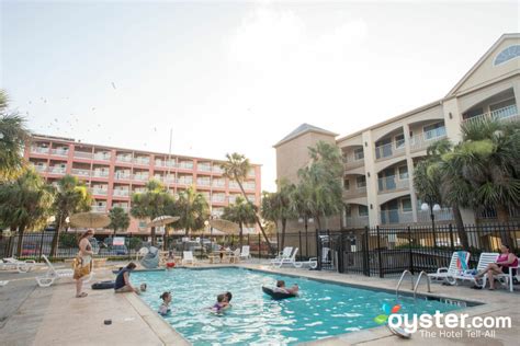 Beachfront Palms Hotel - Grounds at the Red Roof Inn Galveston ...