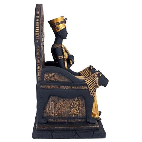 Egyptian Queen On Throne