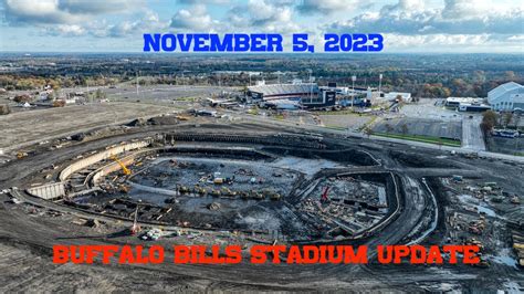 Buffalo Bills New Stadium Update November 5 2023 Drone Video YouTube