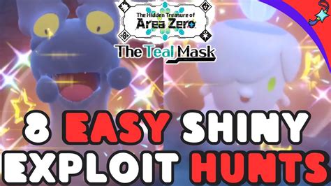 8 EASY Shiny Hunt Exploits For Pokemon Scarlet Violet Teal Mask DLC