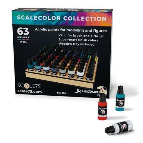 Conjunto Tintas Acrílicas SCALECOLOR COLLECTION Scale75 Sua loja de