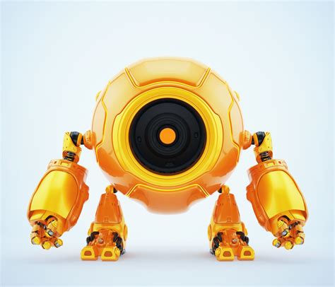 Funny Robot With Huge Circle Head Ii • Buyourobot