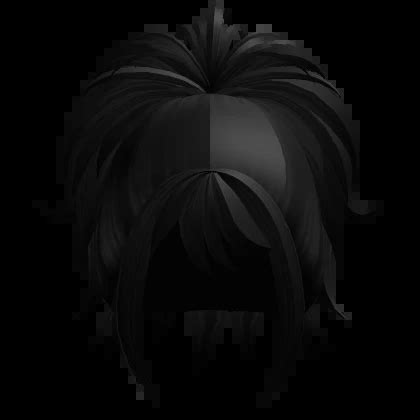 Messy Gyaru Anime Ponytail Black Roblox Item Rolimon S