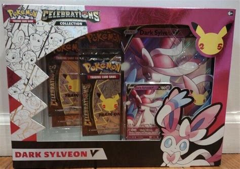 Pokemon Celebrations Collection Dark Sylveon V Box Th Anniversary