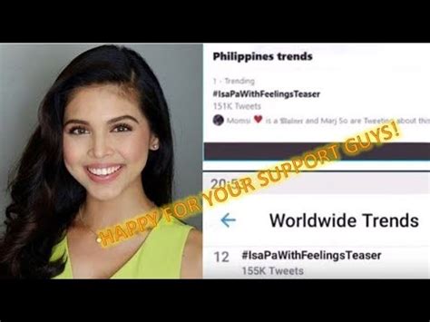 MAINE SUPER NAGTRENDING ANG TEASER NG ISA PA WITH FEELINGS MOVIE YouTube