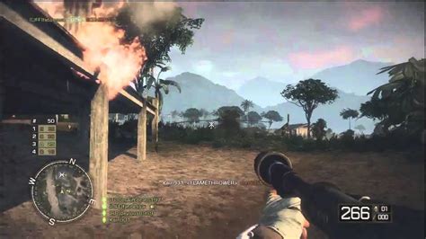 Hdbattlefield Bc2 Vietnam Tips Flamethrower Trophy Youtube