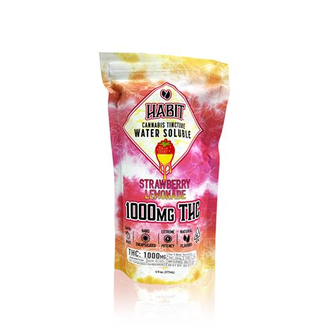 HABIT Tincture Strawberry Lemonade Syrup 2oz 1000