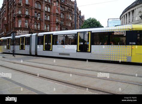 Manchester Trams Stock Photo - Alamy