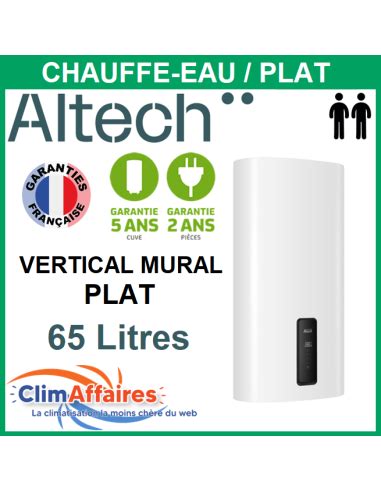 Chauffe Eau Lectrique Plat Altech Multiposition L