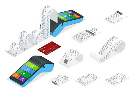 Premium Vector Isometric Set Of Payment Machine Or Pos Terminal With