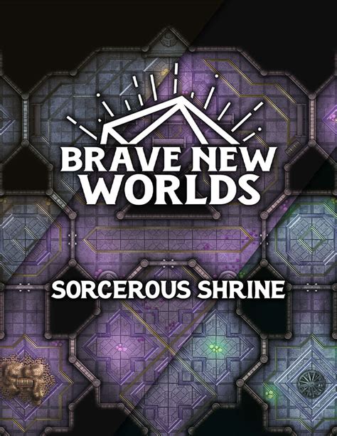 Deadly Dungeons Sorcerous Shrine Brave New Worlds Drivethrurpg