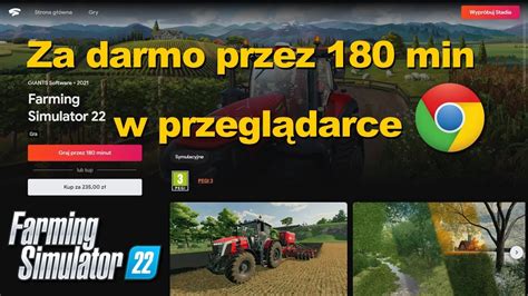 Farming Simulator Graj Za Darmo Przez Min W Przegl Darce