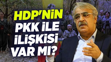 HDP nin PKK ile İlişkisi Var mı HDP Eş Genel Başkanı Mithat Sancar