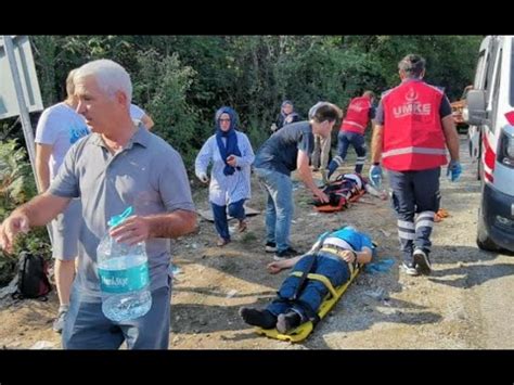 K Tahya Da Y Rekler Yakan Kaza L Yarali Bursa Ya Giden Tur