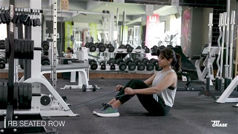 Resistance Band Seated Row Youtube