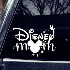 Disney Mom Car Decal - Etsy