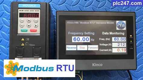 Hmi Kinco Modbus Rtu Inovance Md Tutorial Plc