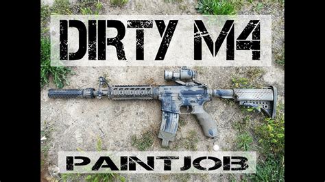 Airsoft M4 Custom Paint Job