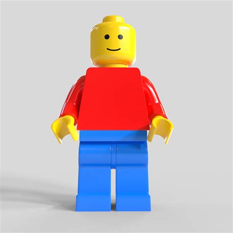 Lego Minifigure Blender 3d Model Blender Market