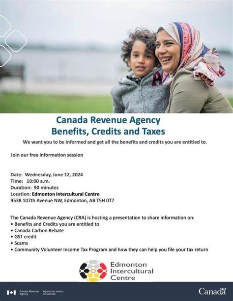 Free Information Session In Collaboration With The Canada Revenue