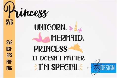 Princess SVG Girl Quotes SVG Vol 2 Graphic By Flydesignsvg Creative