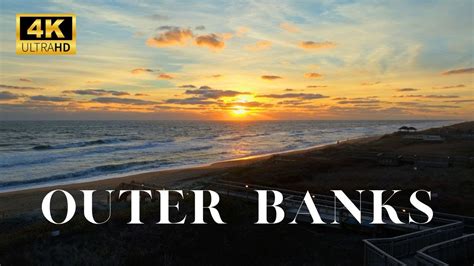 Above OBX In 4K 1 Hour Of Relaxing Outer Banks Beach Aerial Video