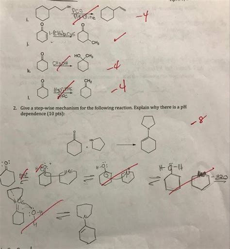 Solved I J K Give A Step Wise Mechanism For The Chegg