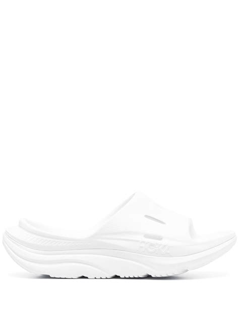 Hoka One One Ora Recovery Slide 3 Sandals In White ModeSens