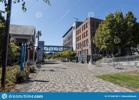 Tacoma Wa Usa Circa August 2021 View Of The Large City Campus At