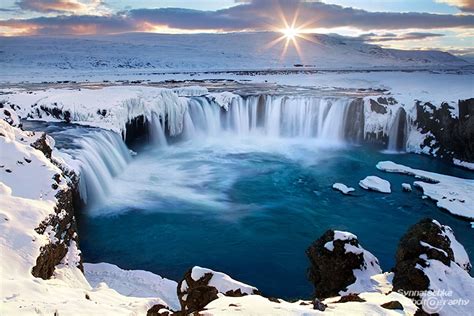 Godafoss at Sunset | Waterfalls | Iceland | Europe | Synnatschke ...