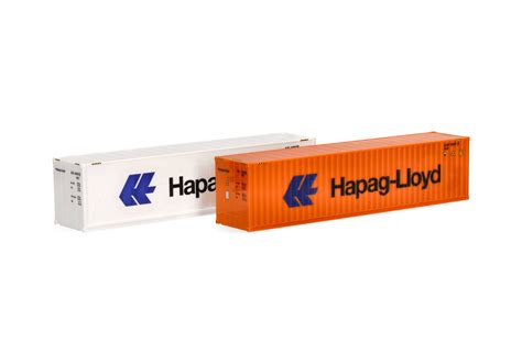 Container Set 2x40 Ft Hapag Lloyd Dry Reefer 076449 006