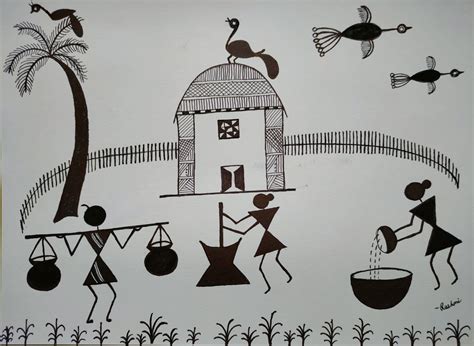 Learn Warli Painting From Rashmi Learn Arts Of India