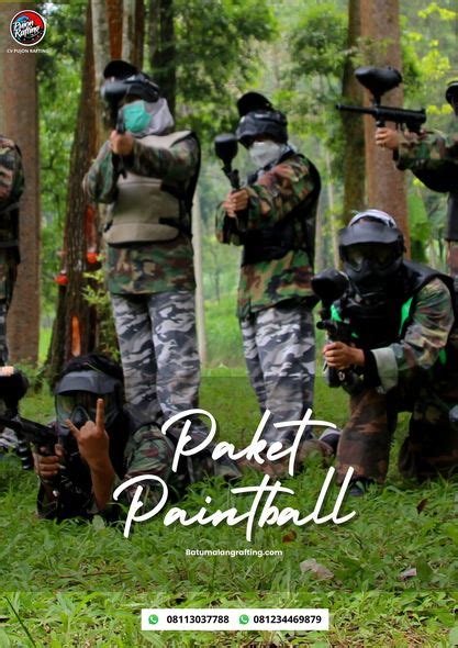 Paintball Di Batu Malang Batu Malang Rafting