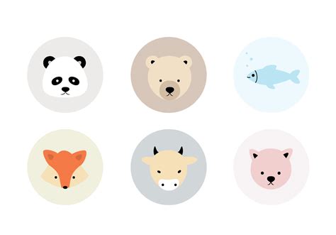 Animal Vector Icons 131333 Vector Art at Vecteezy